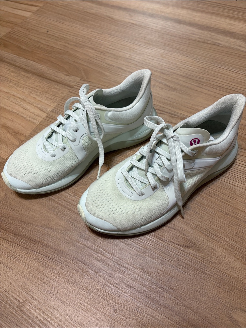 Lululemon Chargefeel Workout Low Shoes Women’s 6.5 White Training Sneakers - Picture 3 of 6